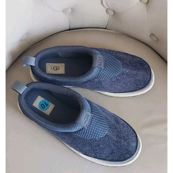 NEW UGG MEN'S TASMAN IOE INDOOR/ OUTDOOR SLIPPERS NIGHT AT SEA SZ 10 - Picture 4 of 7